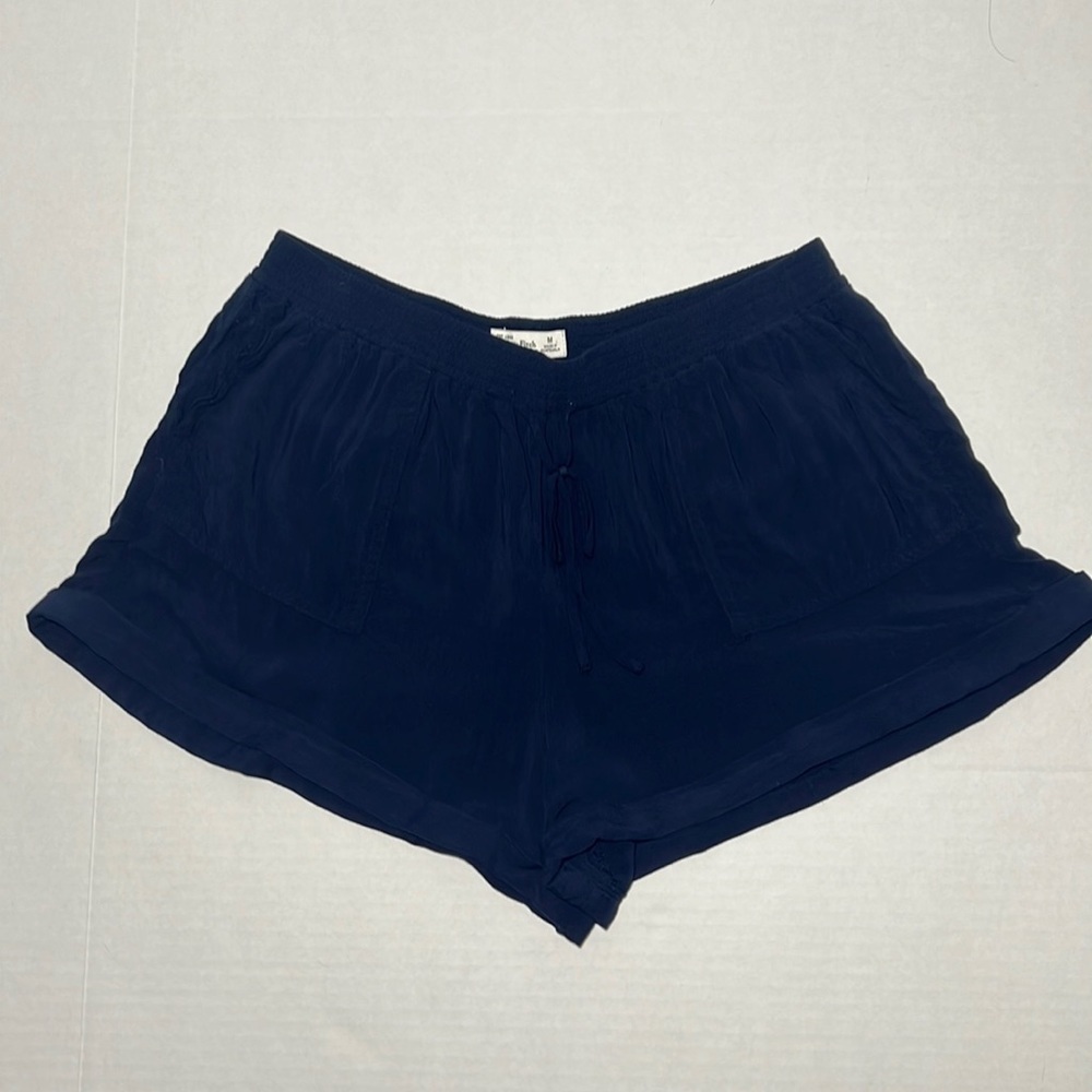 Abercrombie & Fitch Women's Shorts Lot Of 2 Drawstring Pull On Sz M Blue/Green - Picture 3 of 17